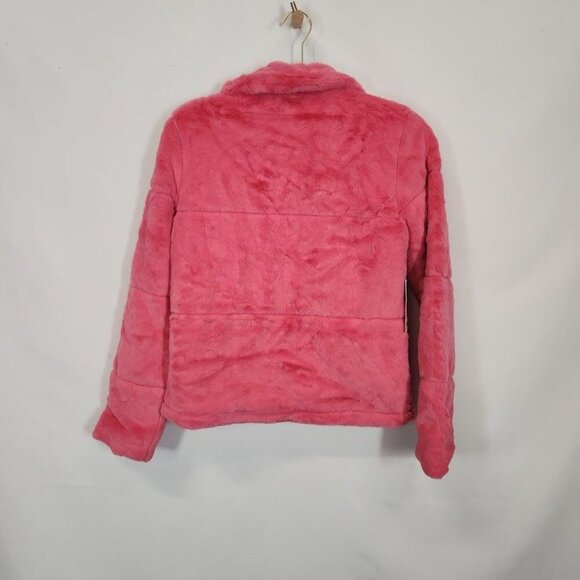 Love83 Faux Fur Jacket in Pink - Size Small - Picture 3 of 8